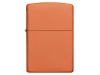 Зажигалка ZIPPO Classic с покрытием Orange Matte, латунь/сталь, оранжевая, матовая, 38x13x57 мм