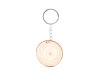 Брелок BUDAN круглый из натурального дерева, натуральный