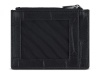 Портмоне для кредитных карт BUGATTI Nevio, чёрный, воловья/полиэстер, 12,5х2,5х9,3 см
