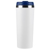 Термокружка KOMO WHITE 420мл. Белая с темно-синей крышкой 6062.14