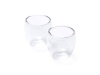 Набор CAPSUL из 2 стаканов с двойными стенками, прозрачный