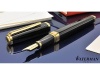 Перьевая ручка Waterman Exception, цвет: Slim Black GT, перо: F