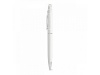 JULIE. Шариковая ручка из металла с стилусом, Белый