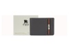Бумажник Mano Don Leonardo, с RFID защитой, натуральная кожа в сером цвете, 12,5 х 2,5 х 9 см