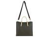 Сумка-шоппер BUGATTI Ella, оливковая, полиуретан, 37х12х31 см