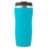 Термокружка SLIM SOFT 350мл. Бирюзовая с черной крышкой 6031.16