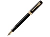 Перьевая ручка Parker Duofold Classic Centennial Black GT стержень: M, цвет чернил: black, в подарочной упаковке.