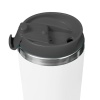 Термокружка KOMO WHITE 420мл. Белая с черной крышкой 6062.08