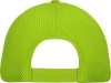 Бейсболка под сублимацию с сеткой Newport, зеленое яблоко/белый