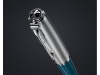 Перьевая ручка Parker 51 CORE TEAL BLUE CT, перо: F, цвет чернил: black, в подарочной упаковке.