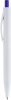 Ручка IGLA COLOR Белая с синей кнопкой 1033.01