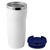 Термокружка SLIM WHITE 350мл. Белая с темно-синей крышкой 6032.14
