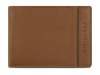 Портмоне BUGATTI Banda, с защитой RFID, коньячного цвета цвет, кожа/полиэстер, 12,5х2х9 см
