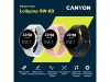 Умные часы CANYON Lollypop SW-63, IP 68, BT 5.0, сенсорный дисплей 1.3, белый