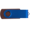 Флешка TWIST WOOD COLOR Темное дерево с синим 4014.32.01.4ГБ