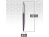 Шариковая ручка Parker Jotter Victoria Violet Chrome CT, стержень:M, цвет чернил: blue в подарочной блистерной упаковке