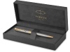 Ручка шариковая Parker Sonnet Core Stainless Steel GT, серебристый/золотистый