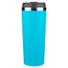 Термокружка KOMO SOFT 420мл. Бирюзовая с черной крышкой 6061.16