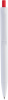 Ручка IGLA COLOR Белая с красной кнопкой 1033.03