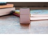 Зажигалка ZIPPO Classic с покрытием High Polish Rose Gold, латунь/сталь, розовое золото, 38x13x57 мм