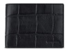 Портмоне BUGATTI Nevio, чёрный, воловья кожа/козья кожа/полиэстер, 12,5х2,5х9,3 см