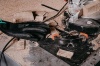 Перчатки защитные из полиэфира с полиуретановым покрытием Jeta Safety JP011b черные