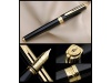 Перьевая ручка Waterman Exception, цвет: Slim Black GT, перо: F