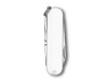 Нож-брелок VICTORINOX Classic SD Colors Falling Snow, 58 мм, 7 функций, белый