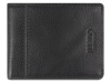 Бумажник Mano Don Montez, натуральная кожа в черном цвете, 11 х 8,4 см