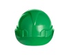 Каска защитная ЕЛАНПЛАСТ ЕВРОПА-ЛЮКС зеленая (ленточное оголовье, храповый механизм)