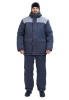 Костюм зимний "СТАНДАРТ" куртка/полукомбинезон, цвет: т.серый/св.серый