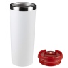 Термокружка KOMO WHITE 420мл. Белая с красной крышкой 6062.03
