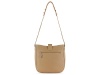 Сумка женская BUGATTI Elsa, песочного цвета, воловья кожа/полиэстер, 29х8х27 см
