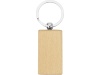 Брелок Wood RCT прямоугольный, бежевый