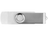 USB/micro USB-флешка 2.0 на 16 Гб Квебек OTG, белый