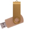 Флешка TWIST WOOD COLOR Светлое дерево с золотистым 4014.31.17.64ГБ