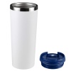 Термокружка KOMO WHITE 420мл. Белая с темно-синей крышкой 6062.14
